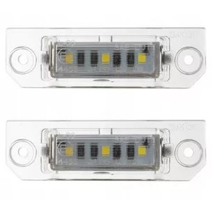 ZESTAW LAMPEK LED DO TABLICY REJESTRACYJNEJ, AUTOTUNE, DO VW EOS, VW GOLF IV, VW GOLF V, VW GOLF VI, VW GOLF VII, VW PASSAT B6 SEDAN, VW PASSAT B7, .. - Lampy tylne - miniaturka - grafika 1