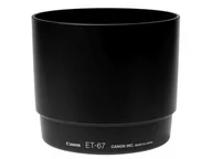 Osłony przeciwsłoneczne do aparatów - Canon ET-67 osłona pod światło do obiektywów z mocowaniem EF ET67 - miniaturka - grafika 1