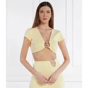 Bluzki damskie - Patrizia Pepe Top Cropped Fit - miniaturka - grafika 1