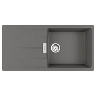 Franke Centro CNG 611-100 XL GSC Zlewozmywak granitowy jednokomorowy 100x50 cm kamienny szary 114.0687.334 - Zlewozmywaki - miniaturka - grafika 1