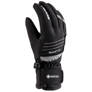 Dziecięce rękawice narciarskie Viking Helix GTX dark grey - 6 - Rękawiczki dla dzieci - miniaturka - grafika 1