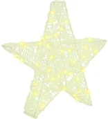 Ozdoby bożonarodzeniowe - vidaXL 3D Gwiazda z 50 diodami LED Ciepła biel 55 x 53.5 x 10 cm Akryl - miniaturka - grafika 1