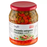 Warzywa w marynacie - Simpl Mieszanka warzywna marchewka groszek 700 g - miniaturka - grafika 1