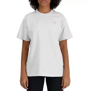 Koszulki sportowe damskie - Koszulka New Balance WT41501AHH - biała - grafika 1