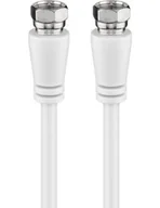 Kable komputerowe i do monitorów - Goobay Sat kabel antenowy (Class A, 85 dB), 2X ekranowany; Sat kabel antenowy (Class A, 85 dB), 2X ekranowany, 10 m, biały - wtyczka F > wtyczka F (całkowicie ekranowana) 4040849666254 - miniaturka - grafika 1