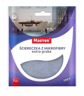 Ściereczka Z Mikrofibry Extra Gruba Grey 40X40cm - Ściereczki, gąbki, czyściki - miniaturka - grafika 1