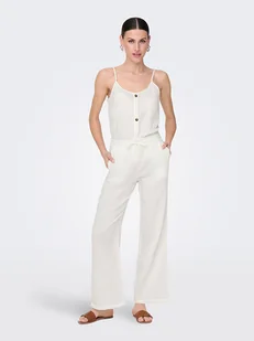 JDY Spodnie w kolorze białym - Spodnie damskie - miniaturka - grafika 1