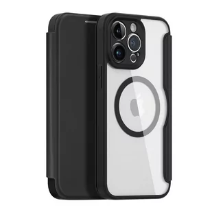 Dux Ducis Skin X Pro etui iPhone 14 Pro Max magnetyczny pokrowiec MagSafe z klapką czarny - Etui i futerały do telefonów - miniaturka - grafika 1