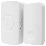 Dzwonki i gongi - Dzwonek bezprzewodowy "eura" WDP-50A3 kinetyczny biały możliwość rozbudowy 230 V 38 melodii zasięg do 75 m - miniaturka - grafika 1