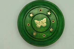 Drewniana podstawka do kadzidełek Motyl - Świeczniki - miniaturka - grafika 1