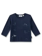 Kaftaniki dla niemowląt - Sanetta Kidswear Koszulka w kolorze granatowym - miniaturka - grafika 1