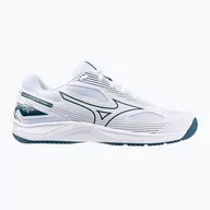 Buty sportowe męskie - Buty do siatkówki Mizuno Cyclone Speed 4 white/sailor blue/silver - miniaturka - grafika 1