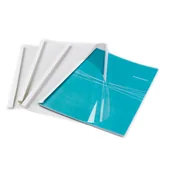 Okładki do laminatorów i bindownic - Fellowes OKłADKI DO TERMOBINDOWNIC 3mm BIAłE 53152 - miniaturka - grafika 1