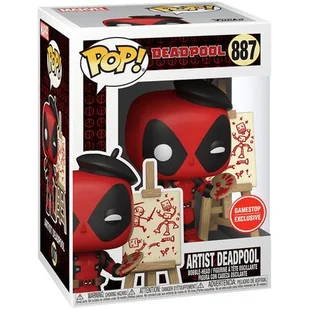 Funko POP! Marvel, figurka kolekcjonerska, Artist Deadpool, Specjalna Edycja, 887 - Figurki kolekcjonerskie - miniaturka - grafika 1