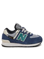 Buty dla chłopców - New Balance Sneakersy PC574SOA Niebieski - miniaturka - grafika 1