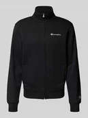 Bluzy męskie - Bluza rozpinana z wyhaftowanym logo - miniaturka - grafika 1