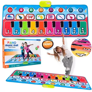Mata Muzyczna 130X48 Cm Tańczenia Pianinko Nagrywa U704 - Zabawki interaktywne dla dzieci - miniaturka - grafika 1