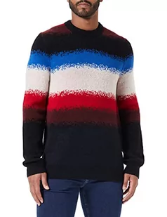 BOSS Męska bluza Knitted, czarna, L - Bluzy męskie - miniaturka - grafika 1