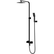 Zestawy prysznicowe - Omnires Baretti zestaw prysznicowy ścienny czarny mat BA7844BL - miniaturka - grafika 1