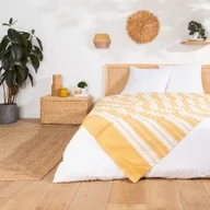 Narzuty - Żółta narzuta 220x240 cm Abby – douceur d'intérieur - miniaturka - grafika 1