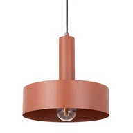 Lampy sufitowe - Lampa wisząca nad stół Vitrum 41115 do jadalni krążek ceglana - miniaturka - grafika 1