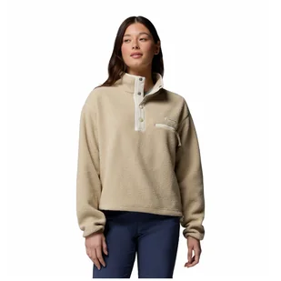 Bluza damska Columbia Helvetia™ II Cropped Half Snap Fleece Rozmiar: XL / Kolor: beżowy - Bluzy sportowe damskie Bluza damska Columbia Helvetia™ II Cropped Half Snap Fleece Rozmiar: XL / Kolor: beżowy - Bluzy sportowe damskie - miniaturka - grafika 1
