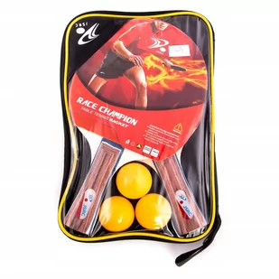 Paletki Do Tenisa Ping Pong Piłeczki Zestaw Etui - Tenis stołowy - miniaturka - grafika 1