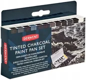 Farby i media malarskie - DERWENT Farby Charcoal w kostkach akwarelowe 12 k - miniaturka - grafika 1