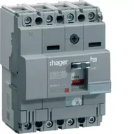 Wyłączniki światła i elektryczne - Hager Wyłącznik mocy 25A 4P 25kA x160 HHA026H HHA026H - miniaturka - grafika 1