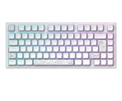 Klawiatury - Dark Project ALU81A Terra Nostra White ISO DE Multilingual Support DPKB_NOSTRA_81_ISO_WHITE - miniaturka - grafika 1