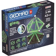 Klocki - GeoMag Klocki magnetyczne Glow Recycled 42 elementy 5_814320 - miniaturka - grafika 1