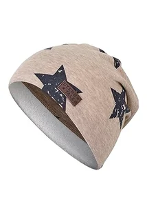 Sterntaler Czapka beanie w gwiazdki, uniseks, beżowy, 53 - Czapki damskie - miniaturka - grafika 1