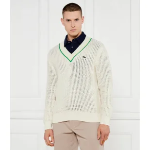 Lacoste Sweter Classic fit - Swetry męskie - miniaturka - grafika 1