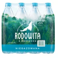 Woda - Woda mineralna RODOWITA z Roztocza niegazowana 12x 0,6 l - miniaturka - grafika 1