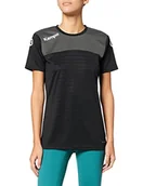 Koszulki i topy damskie - Kempa damska koszulka trykotowa Emotion 2.0 czarny Czarny/Antracytowy XX-L - miniaturka - grafika 1