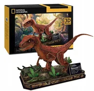 Puzzle - PUZZLE 3D NATIONAL GEOGRAPHIC WELOCIRAPTOR 63 ELEMENTY DS1053H CUBIC FUN - miniaturka - grafika 1