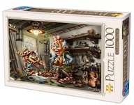 Puzzle - D-Toys Puzzle 1000 Biro Donat, Pinokio - - miniaturka - grafika 1