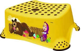 Keeeper Tomek Masha And The Bear Podest Dziecięcy Z Funkcją Antypoślizgową Żółty Capri - Wyposażenie pokoiku dziecięcego - miniaturka - grafika 1