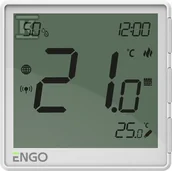 Regulatory i termostaty - Internetowy podtynkowy regulator temperatury ZigBee EONE230W, biały - miniaturka - grafika 1