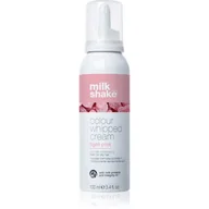 Kosmetyki do stylizacji włosów - Milk Shake Colour Whipped Cream Light Pink 100ml Kolorowa Odżywcza Pianka Bez Spłukiwania - miniaturka - grafika 1