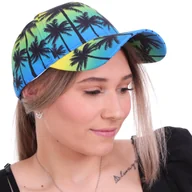 Czapki i chusty sportowe męskie - Czapka Z Daszkiem Palm Blue-Green - miniaturka - grafika 1