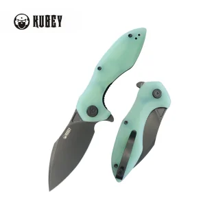 Nóż składany Kubey Nobel Jade G10, Blackwashed 14C26N (KU236Q) - Noże - miniaturka - grafika 1