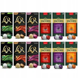 Kapsułki Jacobs L'or kapsułki do Nespresso(r)* mix 120szt [12x10 szt.] - Kawa w kapsułkach i saszetkach - miniaturka - grafika 1