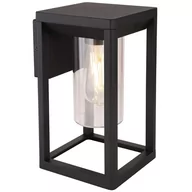 Lampy ogrodowe - Globo Ścienna LAMPA zewnętrzna CANDELA 3135W Globo metalowa OPRAWA elewacyjna prostokątna loft IP44 czarna 3135W - miniaturka - grafika 1