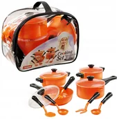 Zabawy w naśladowanie dorosłych - Zestaw Kuchenny Do Gotowania 9 Elementów / Unika - miniaturka - grafika 1