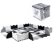 Maty piankowe - Mata puzzle z obrzeżami Sapphire Kids SK-33 - mono - miniaturka - grafika 1