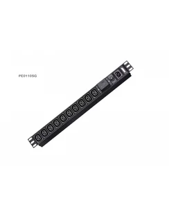 ATEN Basic 1U PDU with surge protection 10A (PE0110SGATG) - Pozostałe akcesoria sieciowe - miniaturka - grafika 1