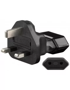 Wentronic Gniazdo Euro  UK Plug-in Wall Power Adapter 1 szt. 95303 - Akcesoria car audio - miniaturka - grafika 1