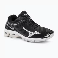 Buty sportowe męskie - Buty do siatkówki Mizuno Wave Voltage black/silver - miniaturka - grafika 1