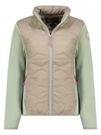 Kurtki damskie - ANAPURNA Kurtka hybydrowa "Tahitiana" w kolorze jasnozielono-beżowym - miniaturka - grafika 1